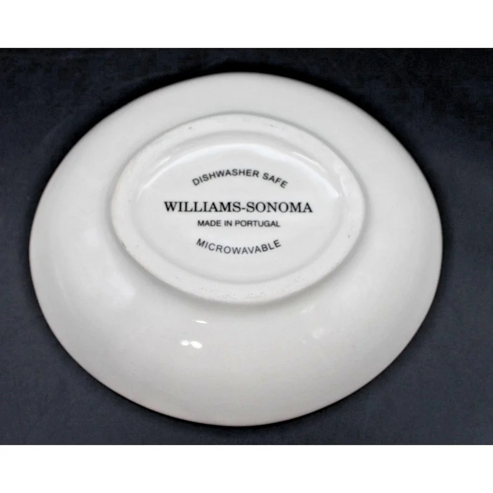 Williams Sonoma Tuscan Villa Plate Set 3 Portugal Hand Painted Style